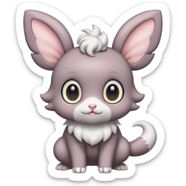  Fey Toony Espurr-Minccino-fusion-hybrid sticker