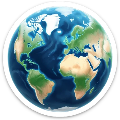 infrared, earth sticker