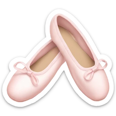 Pale pink ballet shoes sticker
