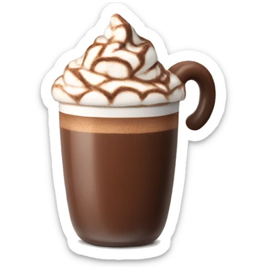 hot chocolate sticker