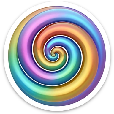 bubbles Small bubbles forming spiral. sticker