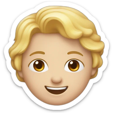 Émoji cœur avec un sourire sticker