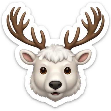 polar caribou sticker
