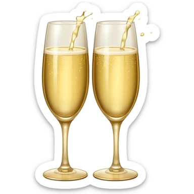 cheers spam champagne glases clink sticker