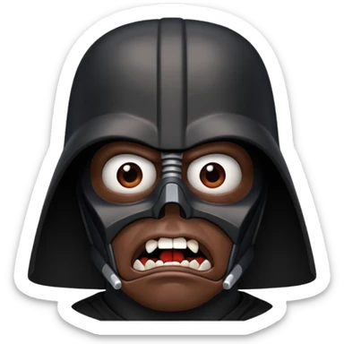 Darth vader Enojado sticker
