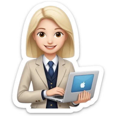 Por favor hace un emoji para una empresa de community manager, tiene que ser profesional, atractivo, elegante y empresarial sticker