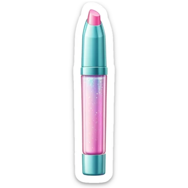 1990’s sparkly lip gloss tube sticker