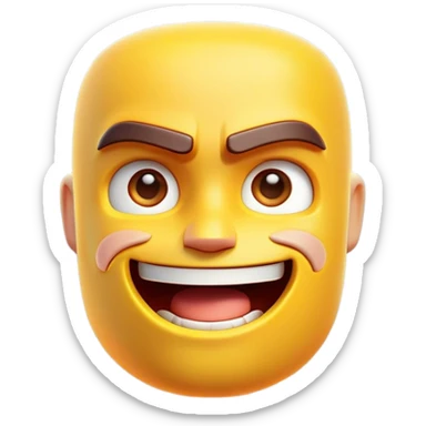 Clash of Clans aesthetic: Cinematic Playful Kinect Sensor Portrait Emoji, rendered in a 3D vector-style similar to standard emojis with minimal shading and bold, simplified shapes. A compact, distinct form with signature details, softly glowing with a modern gaming energy charm. Simplified yet unmistakably iconic, highly detailed and consistent, glowing with a soft radiance and high shine. Stylized with a touch of next-gen innovation and a soft glowing outline, capturing the essence of a beloved gaming relic with a friendly, playful manner! sticker