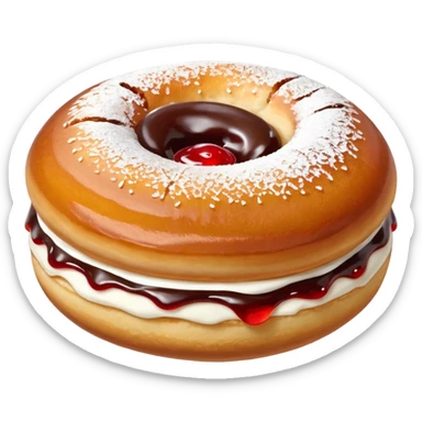 Sufganiyah Jelly doughnut sticker
