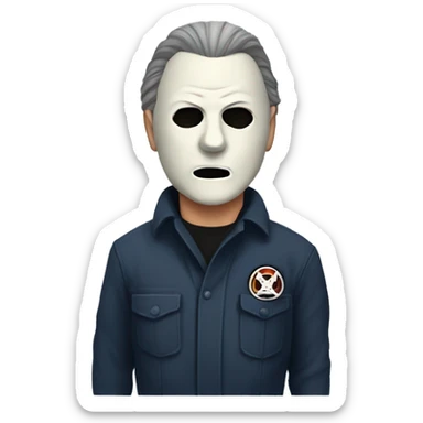 michael myers sticker