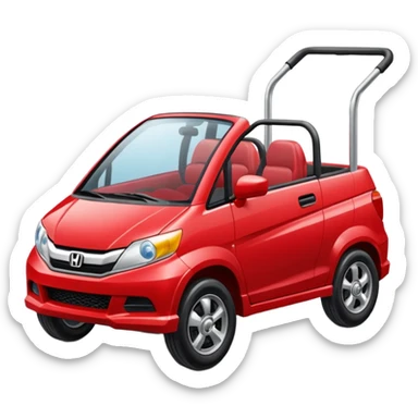 Carrito honda  sticker