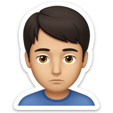 thinking guy sticker