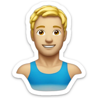 Natation artistique sticker