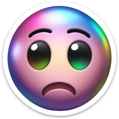 Metal cute black eyes Kirby ball driving on 4 car wheels sticker