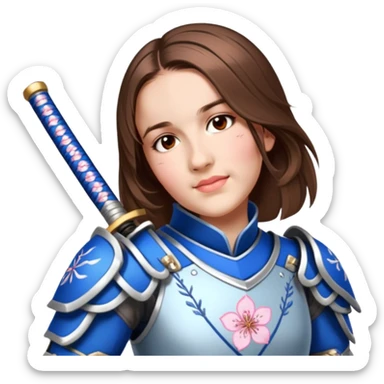 Samurai Warrior sticker