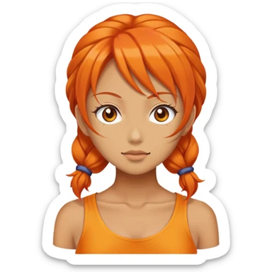 nami one piece sticker