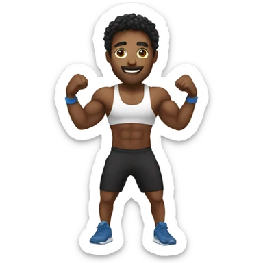 workout music sticker