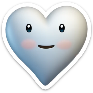 gros cœur avec plein d'étoile sticker