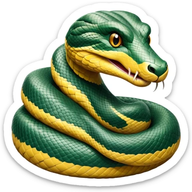 cinematic-noble-anaconda-portrait-emoji,-poised-and-imposing,-with-a-massive,-sinuous-build-draped-in-intricately-patterned-scales-and-piercing,-focused-eyes,-simplified-yet-sharp-and-sophisticated-features,-highly-detailed sticker