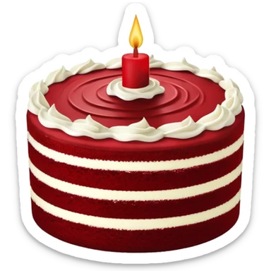 Red velvet cake  sticker