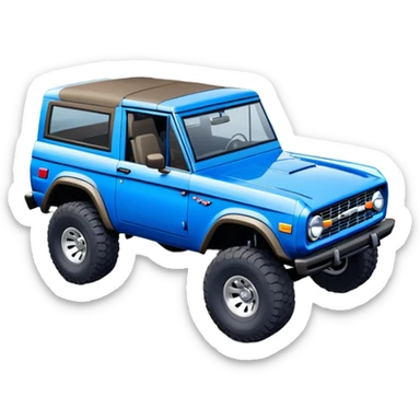 Ford Bronco - Ford (Model Year: 2021) (Iconic colour: Blue) sticker