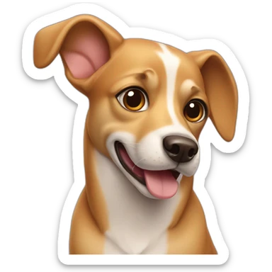 Brasilian Caramel dog sticker