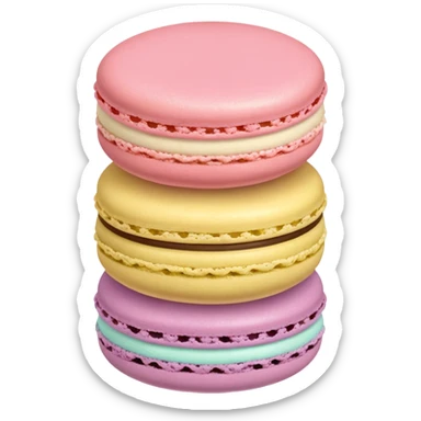 Macaroon sticker