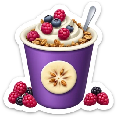 Cup açaí name the log PAÇAÍ sticker