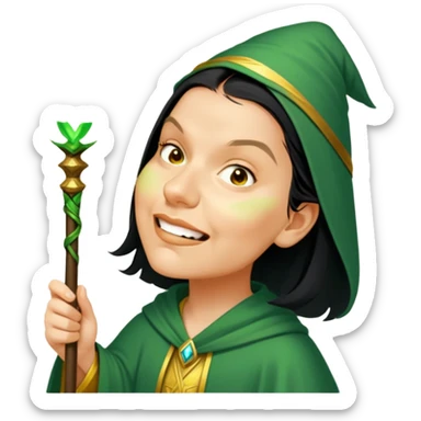 Verdant Wizard sticker