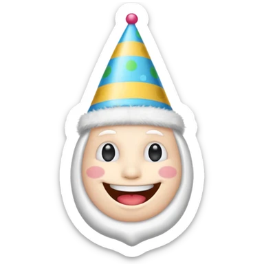 An emoji that is among us related sticker