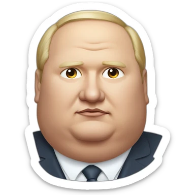 Vladimir Poutine morbidly obese sticker