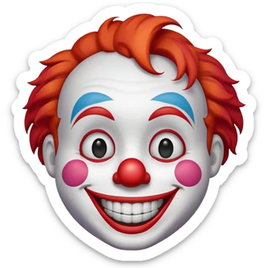 clown emoji sticker