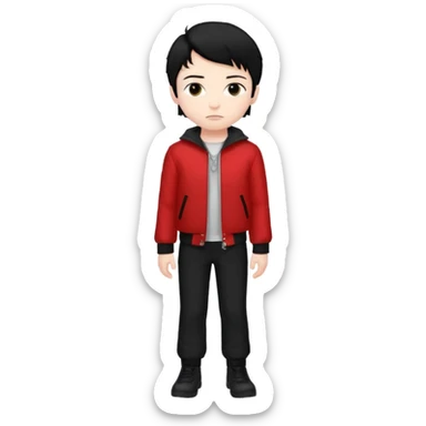 Boyfriend from fnf sticker