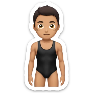 Muzan in a bathing suit sticker