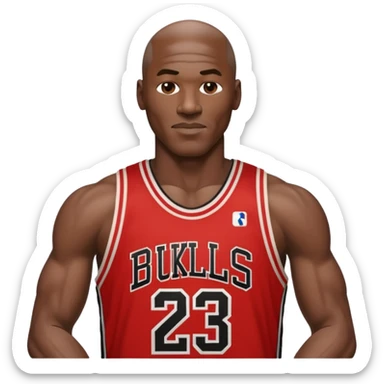 Michael Jordan number 23 sticker