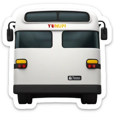 Venezuelan bus from the back sticker