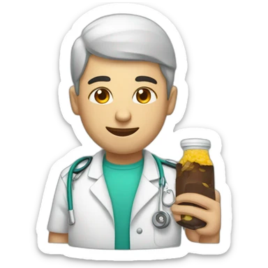 Enfermera con cofia  sticker