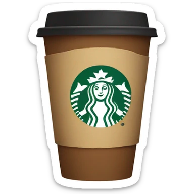 Starbucks cup  sticker