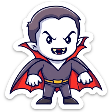 Vampire sticker