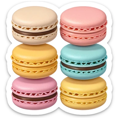 Macarons sticker
