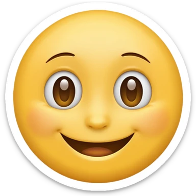 cute laugh emoji  sticker