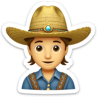 Sombrero de vaquero sticker
