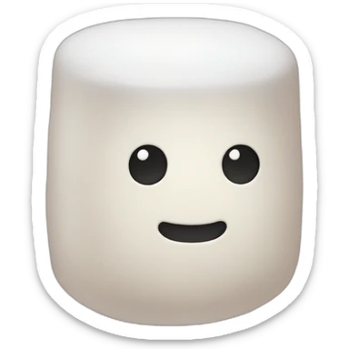 Marshmallow sticker