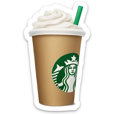 Starbucks cup sticker