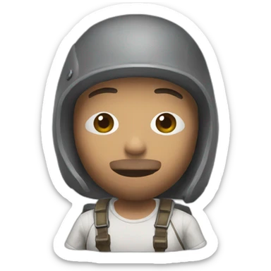 pubg game character keep quit sticker