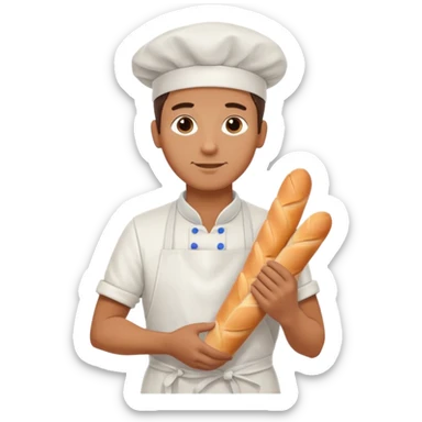 Street Baker man  sticker