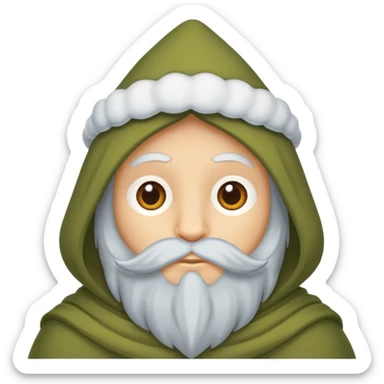 een dwerg met een groot hoofd sticker