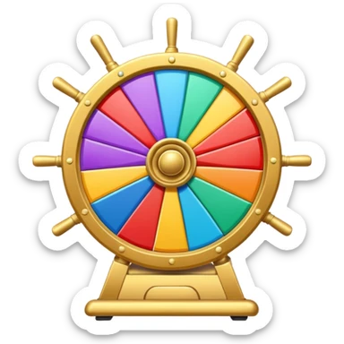 wheel of fortune sticker