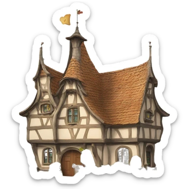 Efteling huis van de vijf zintuigen  sticker