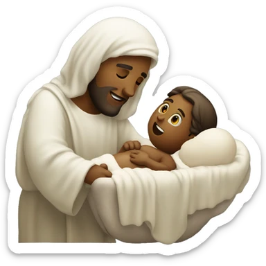 The Birth of Jesus Christ sticker